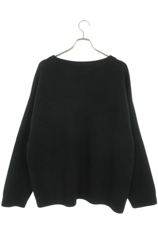 Celine 2a19r423p Logo Patch Oversized Knit Men's XL