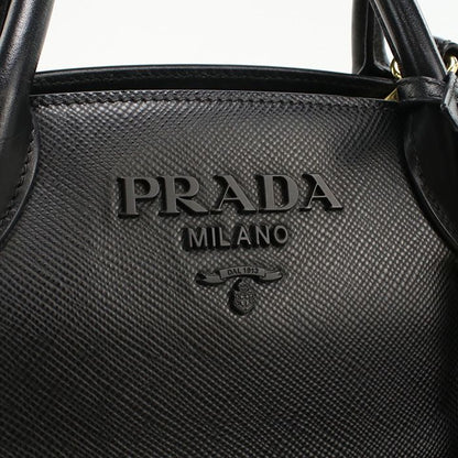 Prada 2WAY Tote Bag Monochrome 1ba156 Tote Bag Saffiano Leather Women