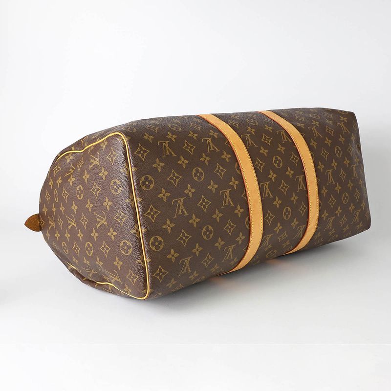 Louis Vuitton Boston Bag Keepall 50 Brown Rank A