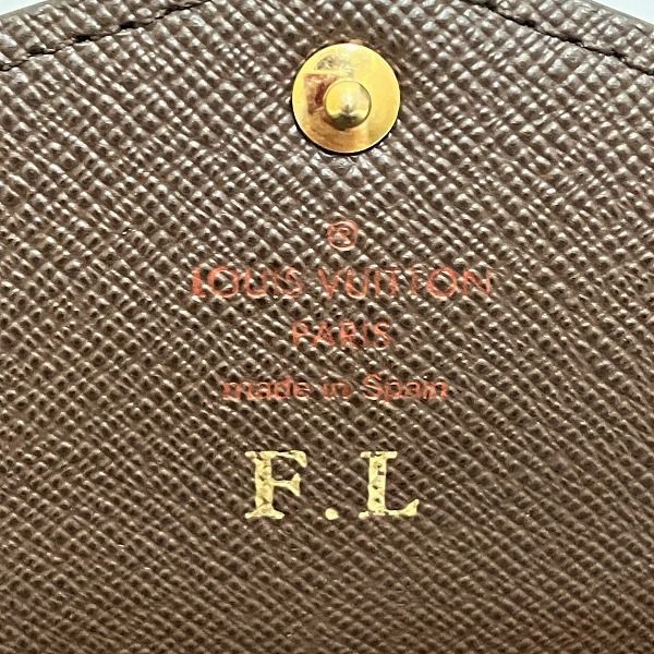 Louis Vuitton Damier Portefeuille Sarah N63209 Long Wallet Bifold Wallet Unisex