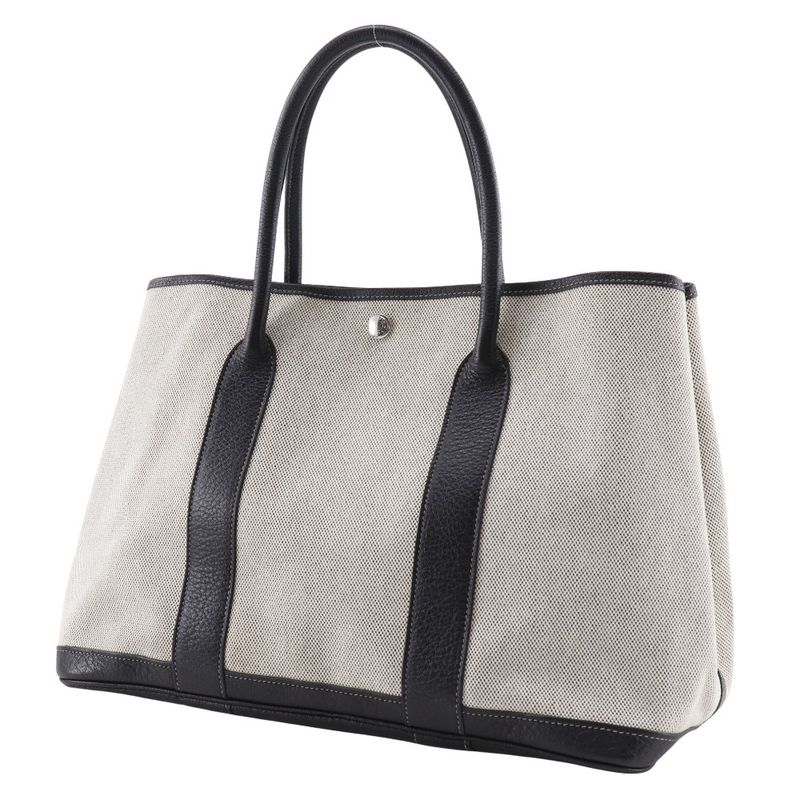Hermes Garden Party 36 PM Toile Ash Gray □J Ladies Tote Bag