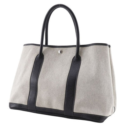 Hermes Garden Party 36 PM Toile Ash Gray □J Ladies Tote Bag