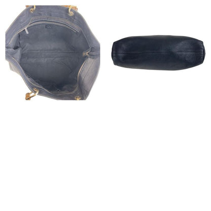 Gucci Bamboo Black Gold Hardware Leather 323664 Tote Bag Shoulder Bag 2WAY