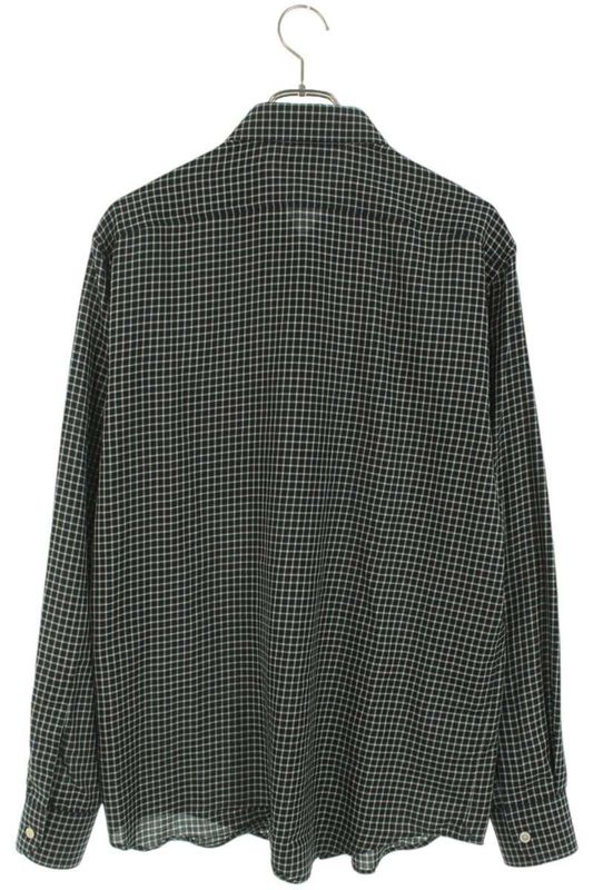 Celine 25SS 2c9820943 Loose Checked Long Sleeve Shirt Men's 40