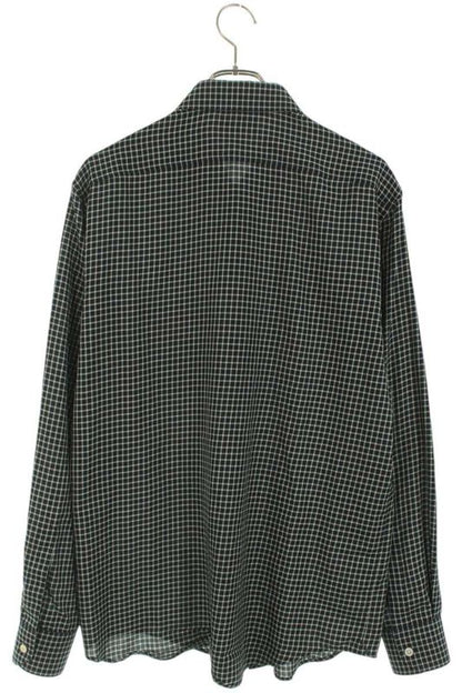 Celine 25SS 2c9820943 Loose Checked Long Sleeve Shirt Men's 40