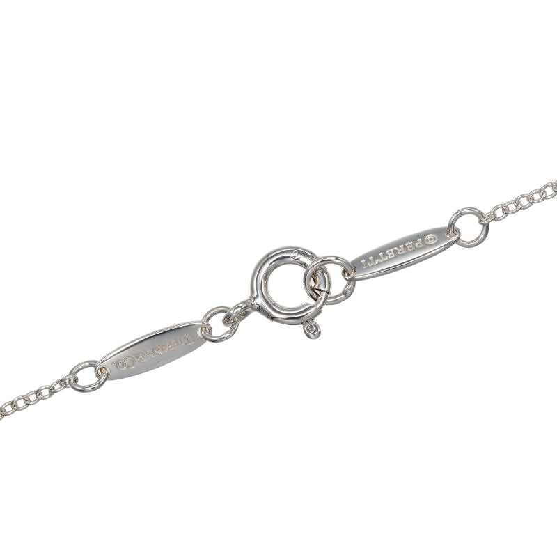 Tiffany & Co Double Open Heart 11mm (0.43in) & 7mm (0.28in) Silver 925 X 18K