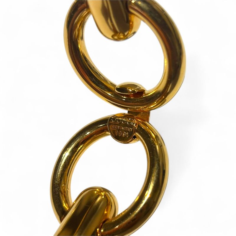 Gucci OLD Vintage Tom Ford Period Horsebit Bangle Women's Gold FREE