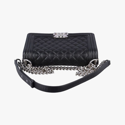 Chanel Boy Chanel Black Lamb Skin A6708619140188