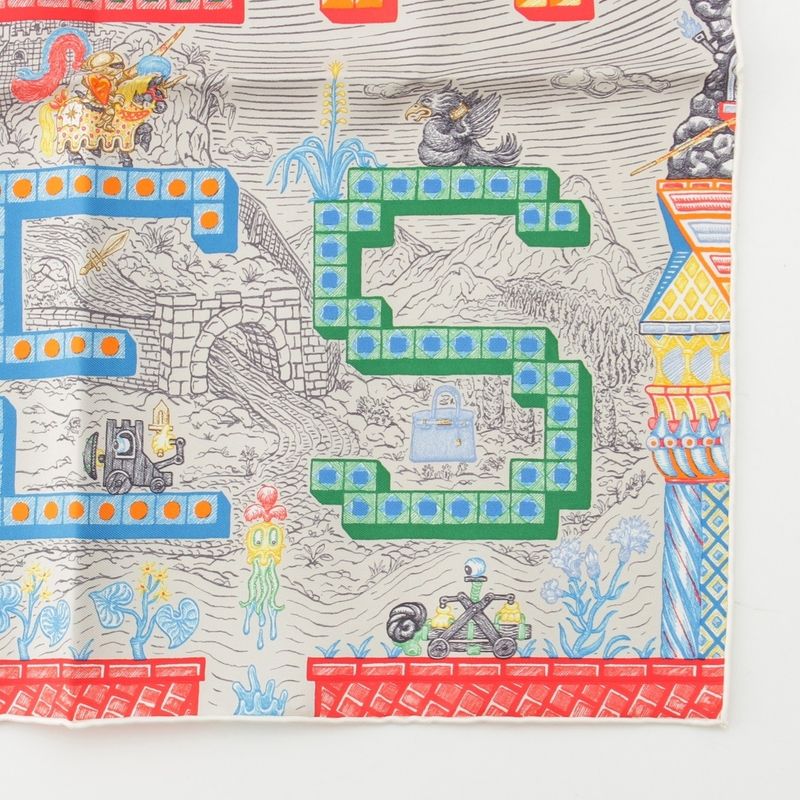 Hermes Silk Super SILK Quest Super Silk Quest Scarf Multicolor