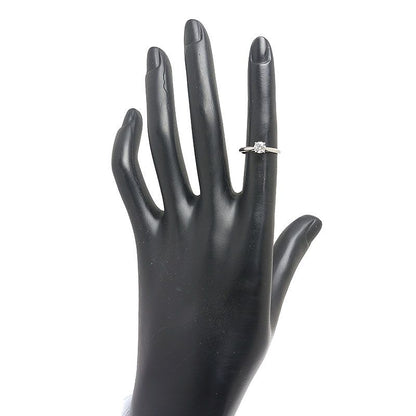 Cartier Solitaire Ring #48 Approx 8 Pt950 Diamond 0.35ct E-vs1-ex