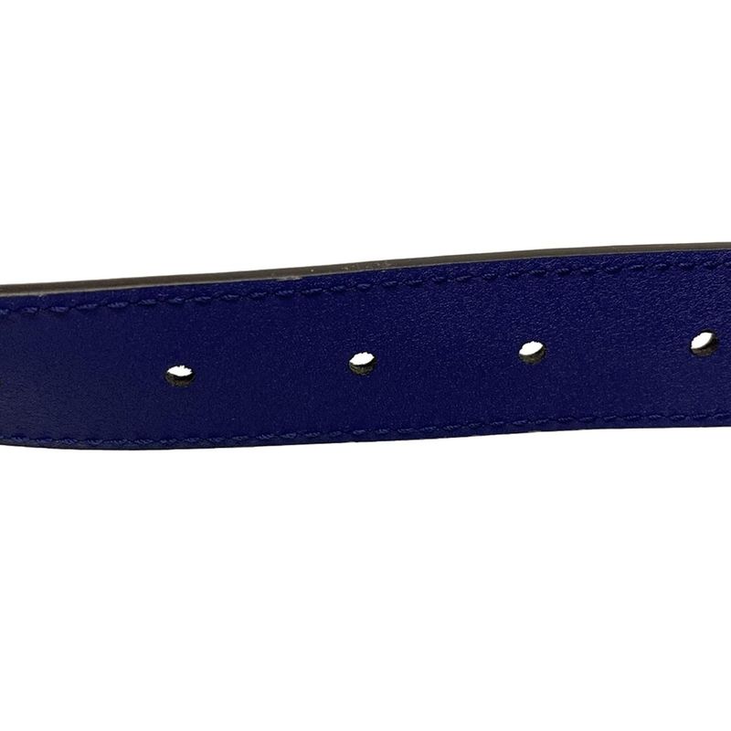 Gucci GG Marmont Waist Pouch 476434 Blue Leather