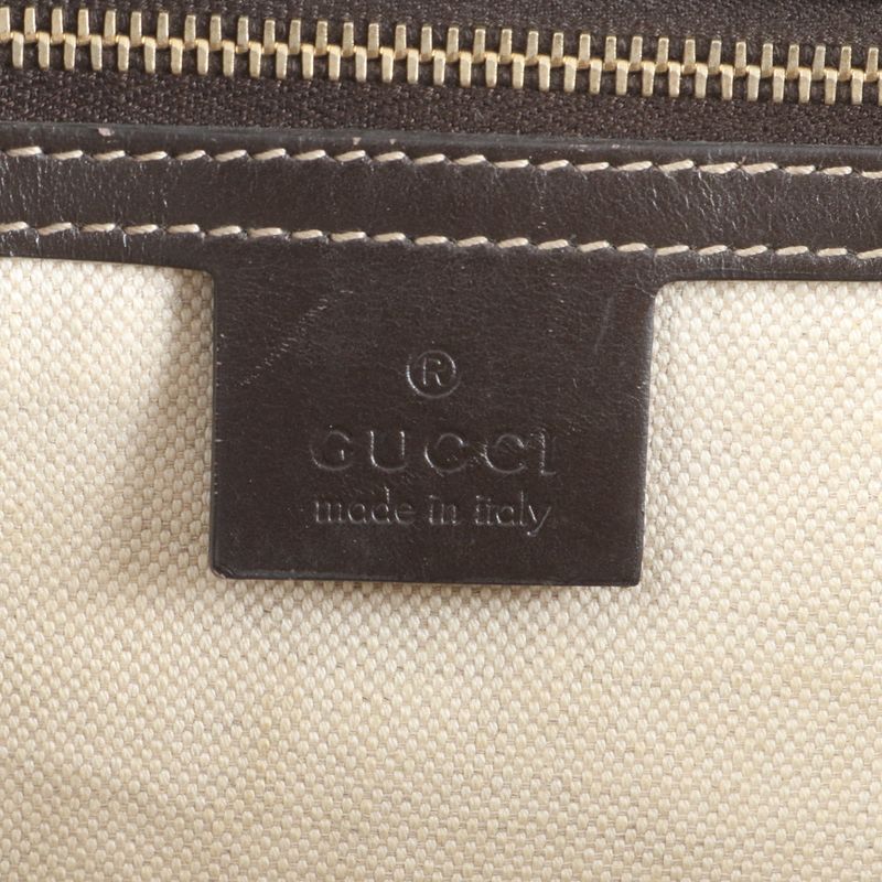 Gucci GG Canvas Lovely Heart Leather Tote Bag Mini Boston Shoulder Hand 257067