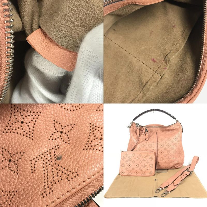 Louis Vuitton Shoulder Bag Serene PM M94276 Monogram Mahina Leather Rose Pink