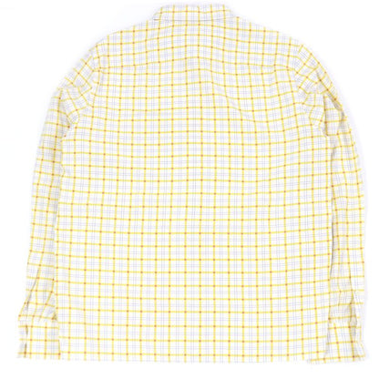 LOEWE 22SS H526y05w76 Silk Cotton Anagram Stamped Long Sleeve Shirt White