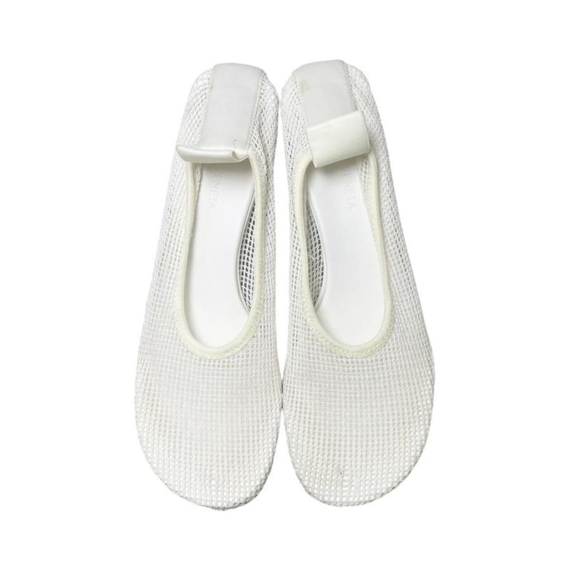 Bottega Veneta Mesh Flex Pumps 36 1 2 White