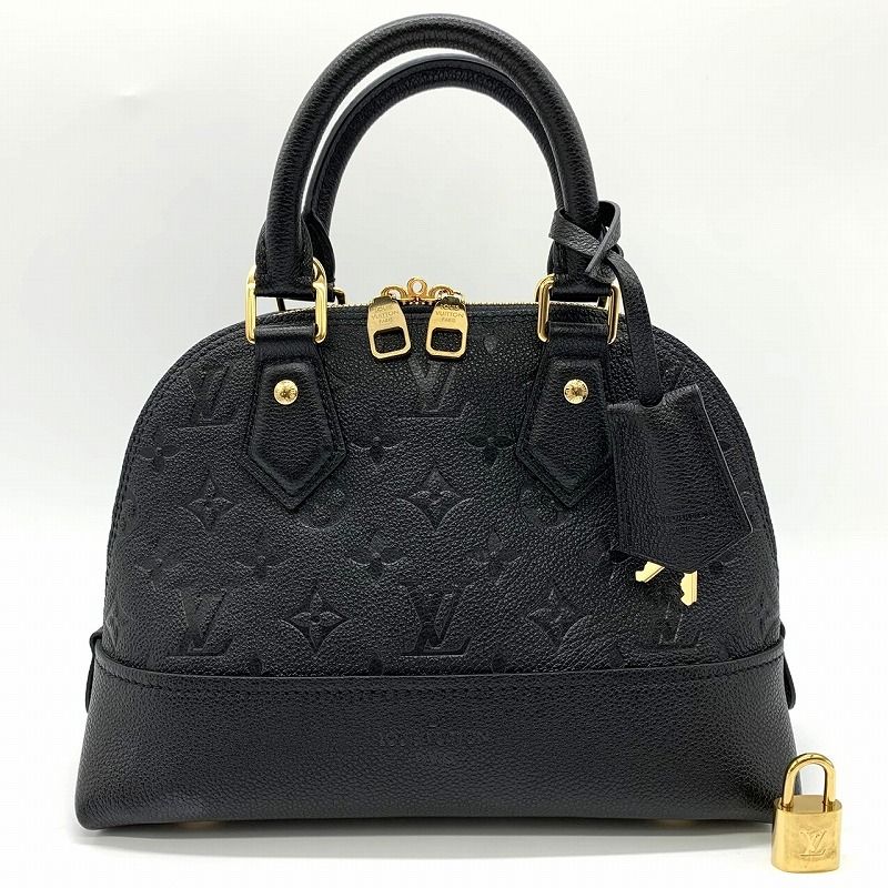 Louis Vuitton Alma BB M44829 Handbag Mini Bag Monogram Empreinte Black Women's