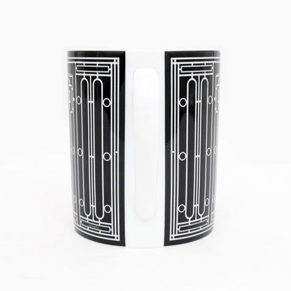 Hermes Mug H DECO Black White Ceramic Tableware Accessories Others