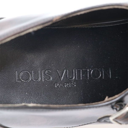 Louis Vuitton Double Monk Strap Shoes Business Size 8 Mens Leather