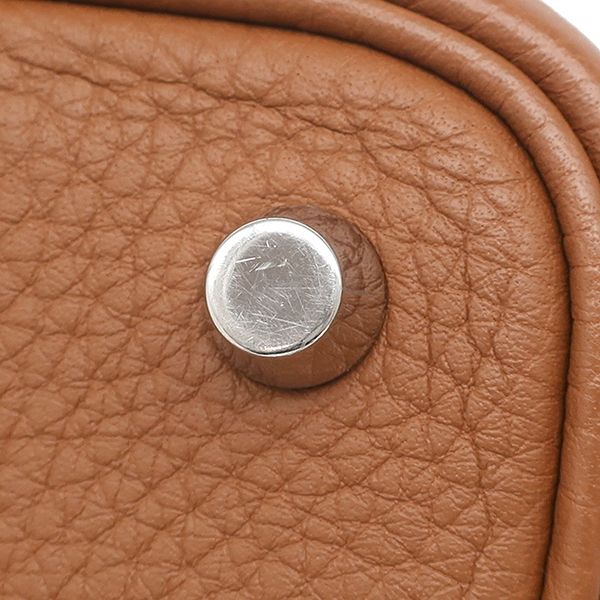 Hermes Handbag Picotin Lock PM Cazac Taurillon Clemence Rouge Coup and Gold