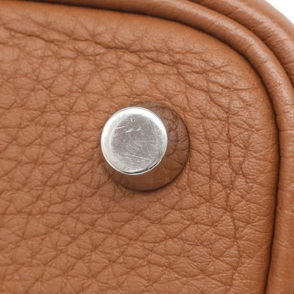 Hermes Handbag Picotin Lock PM Cazac Taurillon Clemence Rouge Coup and Gold