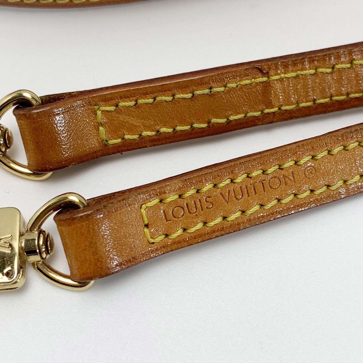 Louis Vuitton Leather Beige 120cm (47.24in) Shoulder Strap Bag Accessories