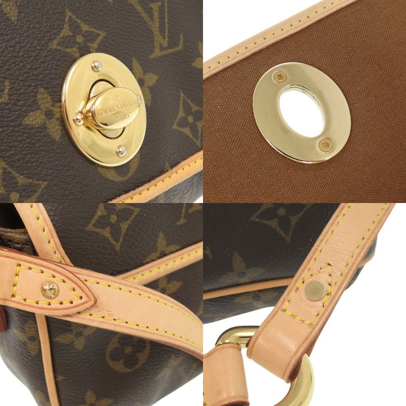 Louis Vuitton Tikal PM Monogram M40078 Brown Shoulder Bag LV 0752 Louis Vuitton