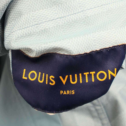 Louis Vuitton 22aw Reversible Damier Stripe Parka Rm222v Nf3 Hnk05w Blue 48
