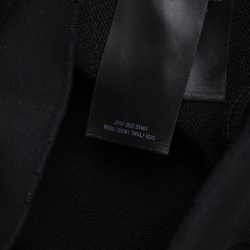 2022Balenciaga Destroyed Logo Hoodie Size S Logo Print Aged 20250722 Ra5608