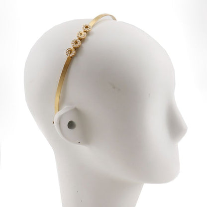 Chanel COCO Catsuit 01A Gold Plated And Faux Pearl Women's Other Accessories