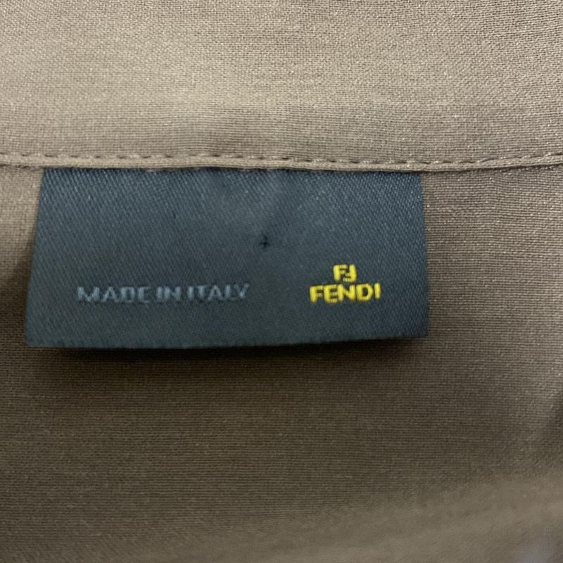 Fendi Long Sleeve Shirt Blouse Size 40 M Women - Brown