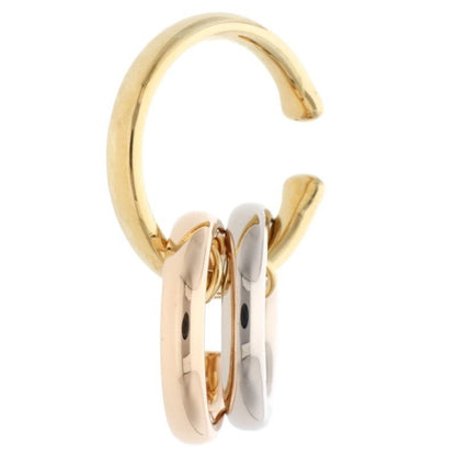 Cartier X Sacai Crb8301480 Trinity 18K Yellow Gold WG PG Gold Earring Mens M