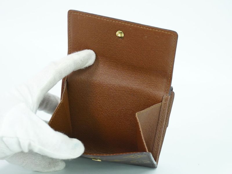 Authentic Louis Vuitton LV Porte Monebier Carte Cles Di Monogram Fold Wallet