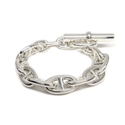 Hermes Bracelet Chaine D'ancre MM 13 Frames 13 Links Ag925 Silver -