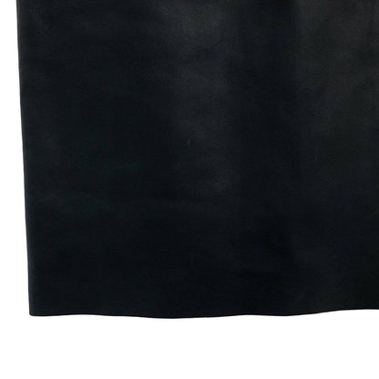 Celine - Phoebe Period Lamb Leather Skirt - 36 - Navy - Women