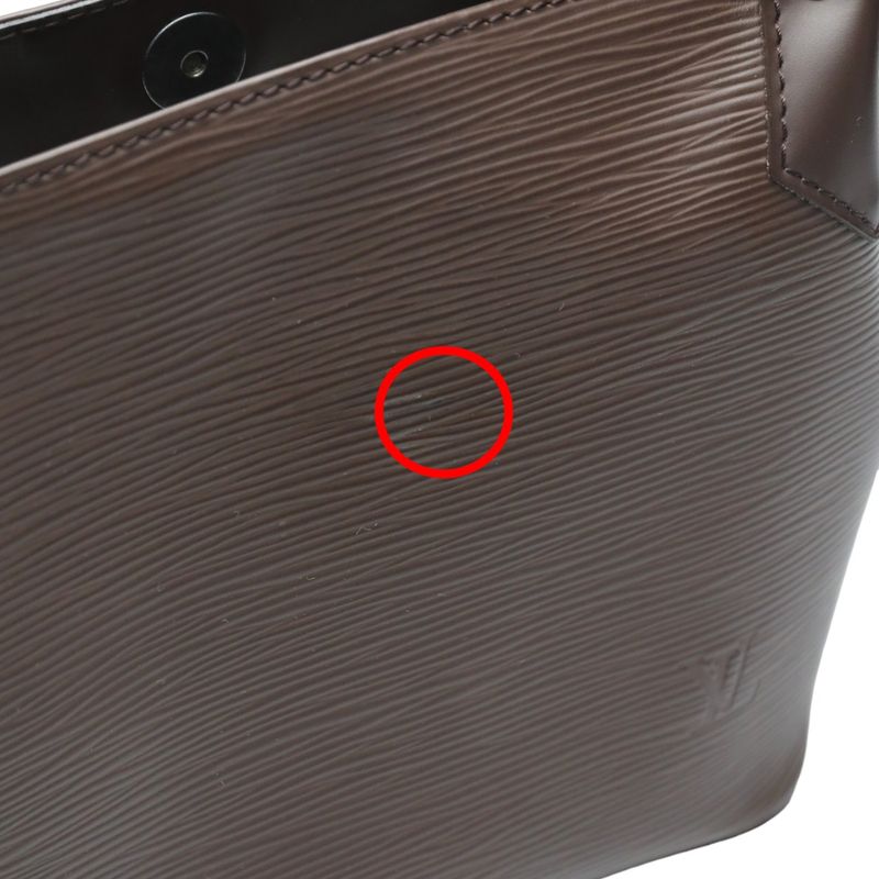 Louis Vuitton M5893d Epi Mocca Mandara PM Tote Bag Louis Vuitton Brown