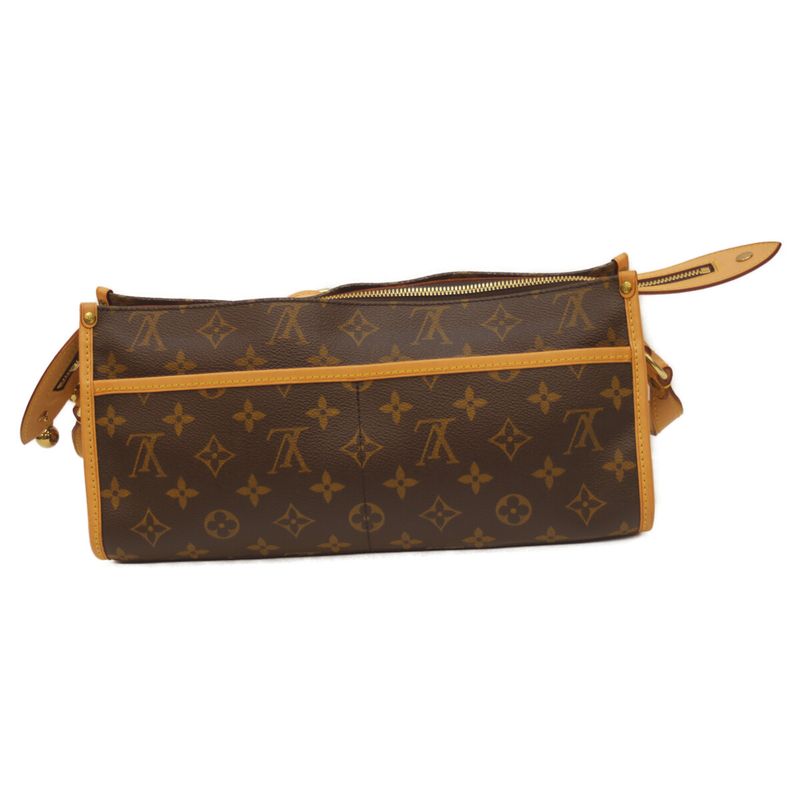 Louis Vuitton 05 M40008 Monogram Popincourtron Shoulder Bag Women Brown