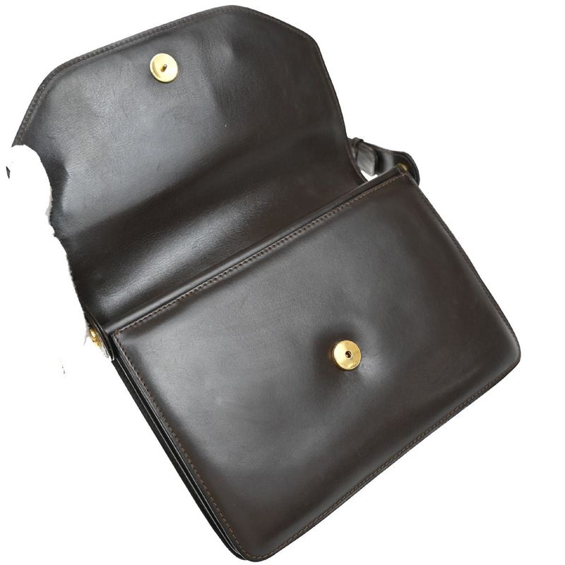 Gucci Horsebit Hand Shoulder Bag Brown 38ka946