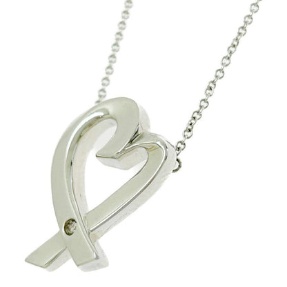 Tiffany & Co Tiffany & Co Silver Paloma Picasso Loving Heart 1p Necklace 4.5g
