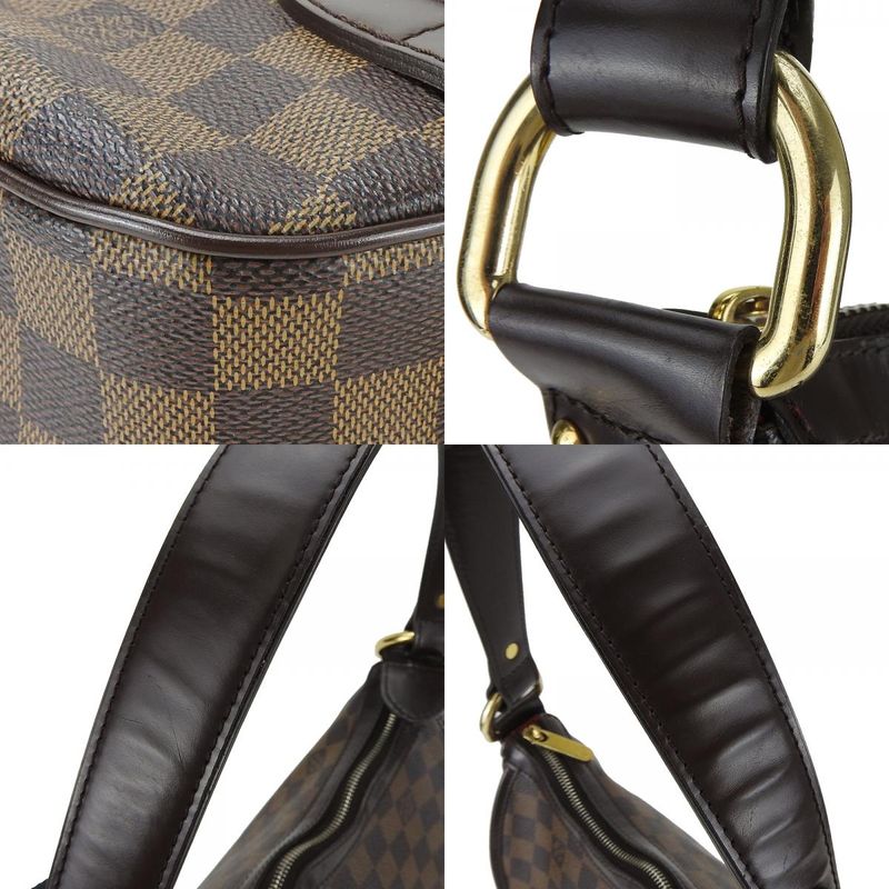 Louis Vuitton Handbag Highbury N51200 Damier Canvas Brown Gold Hardware
