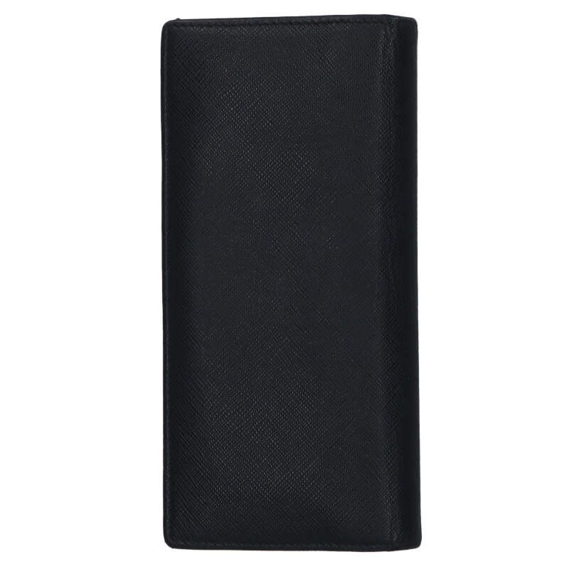 Prada 2mv836 Saffiano Leather 2 Fold Long Wallet For Men