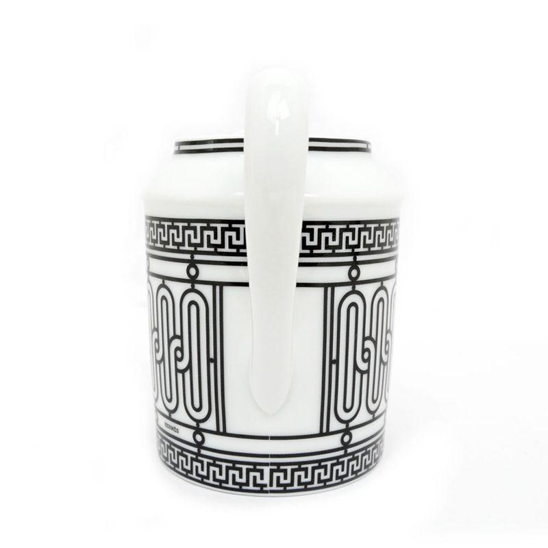 Hermes Creamer H DECO White Black Ceramic Tableware Accessories Others