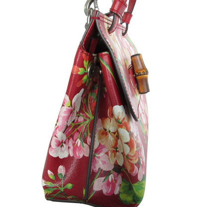 Gucci Shoulder Bag Handbag Blooms Bamboo 370831
