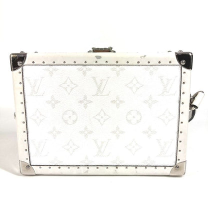 Louis Vuitton Shoulder Bag Trunk Clutch Box M11049 Monogram Canvas White