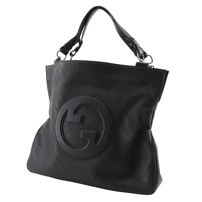 Gucci GG Blondi 751516 Calf Black Women's Tote Bag