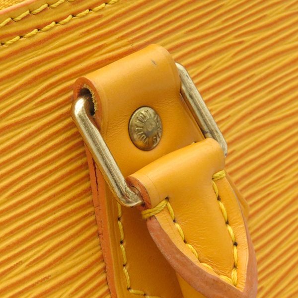 Louis Vuitton 2way Bag Alma Epi Leather Tassili Yellow Gold Hardware Yellow