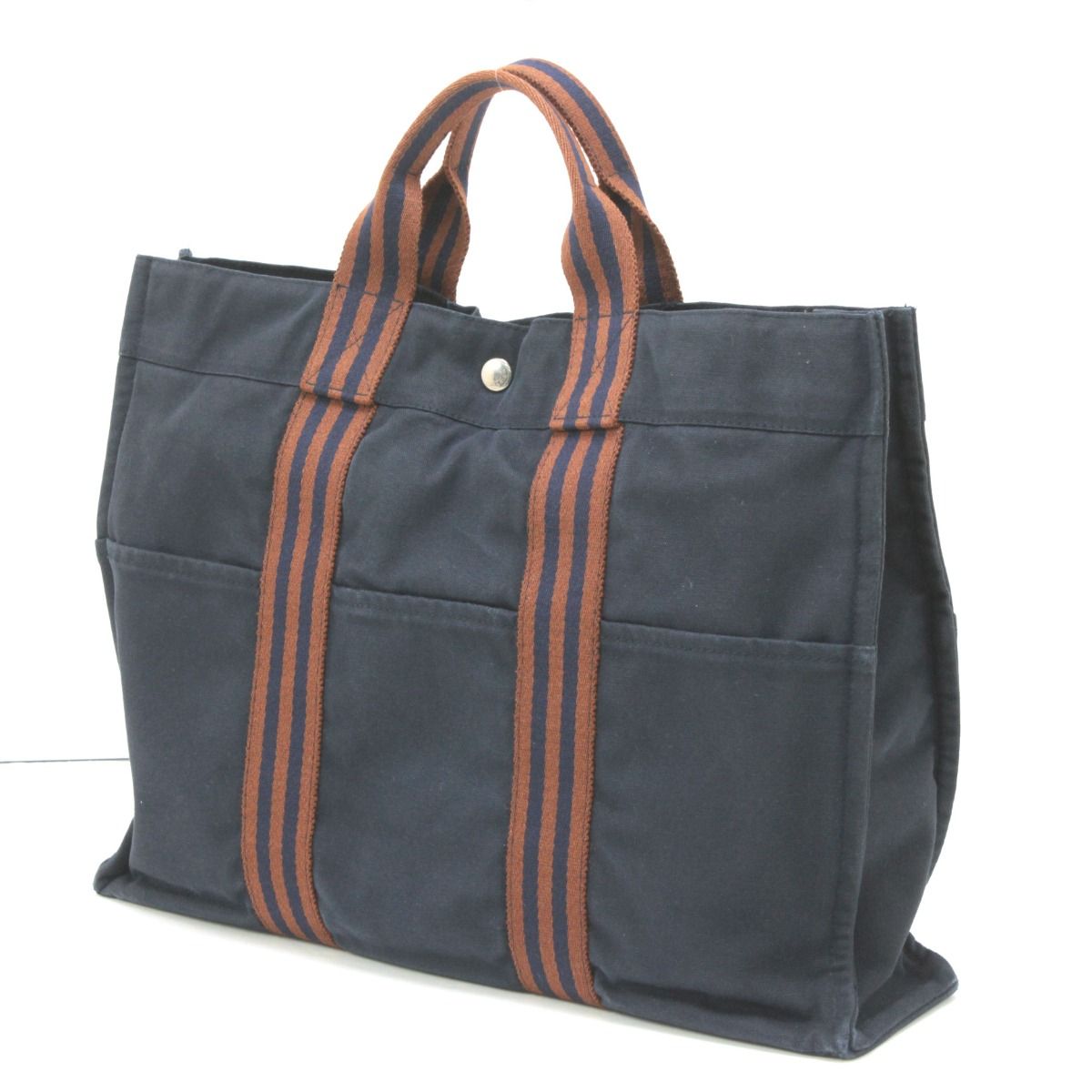 Hermes Fool Toe MM Tote Bag Navy