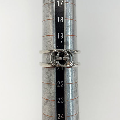 Gucci Interlocking Ggring Sv925 Silver No 21 Ring