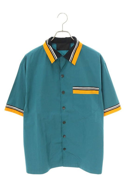 Prada 21SS Ucs400 S211 Graphic Print Oversized Short Sleeve Shirt Men's L