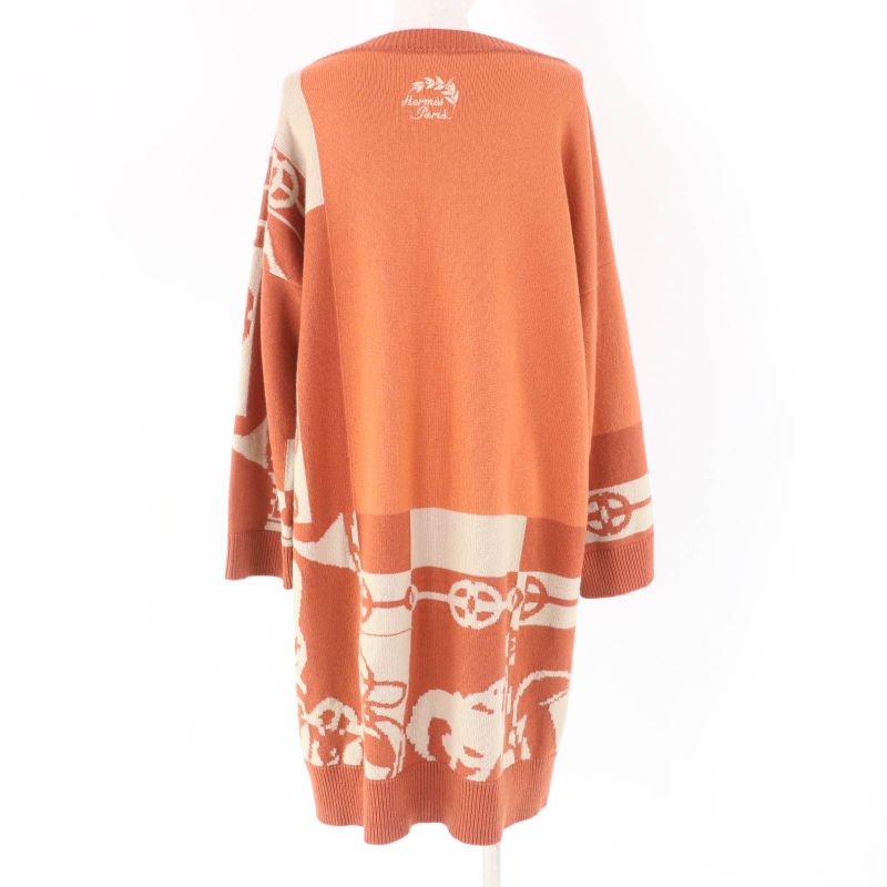 Hermes 22SS 2e2506d2 Cliquetis Cashmere Cotton Chaine D'ancre Long Sleeve Knit