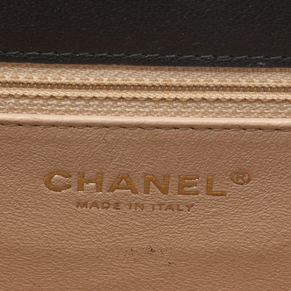 Chanel Shoulder Bag V Stitch Coco Lock Chain Shoulder Lambskin Black Gold